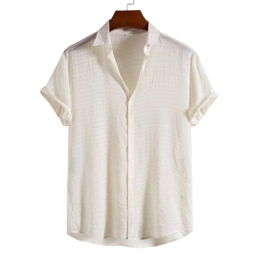 The Monarch Playa Off White Short Sleeve Shirt
