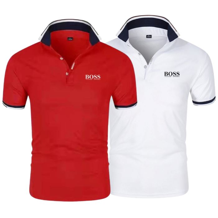 [BUY 1, GET 2] 2-Pack Essential Boss Polo Shirts