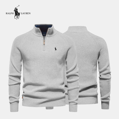 R&L Zip Neck Sweater (CLEARANCE)